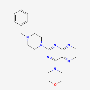 2-(4-Benzylpiperazin-1-yl)-4-(morpholin-4-yl)pteridine