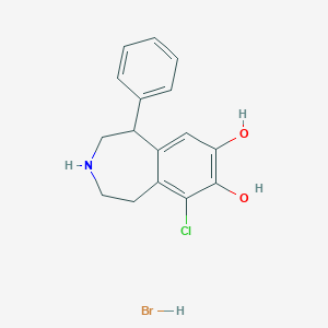 molecular formula C16H17BrClNO2 B151075 SKF 81297 hydrobromide CAS No. 67287-39-2