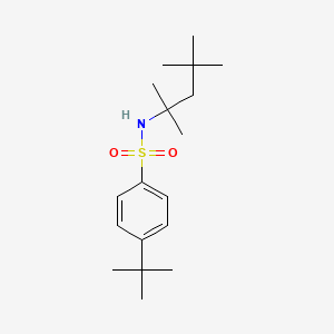 Benzenesulfonamide, 4-(1,1-dimethylethyl)-N-(1,1,3,3-tetramethylbutyl)-