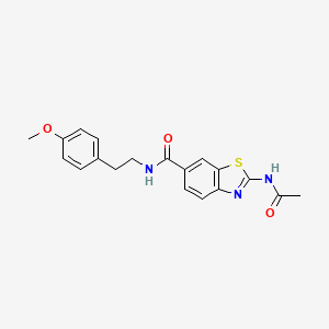 2-(acetylamino)-N-(4-methoxyphenethyl)-1,3-benzothiazole-6-carboxamide