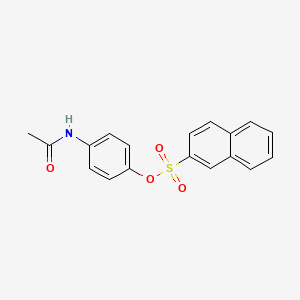 4-(Acetylamino)phenyl naphthalene-2-sulfonate