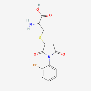 Cysteine, S-[1-(2-bromophenyl)-2,5-dioxo-3-pyrrolidinyl]-