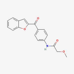 N-[4-(1-benzofuran-2-ylcarbonyl)phenyl]-2-methoxyacetamide