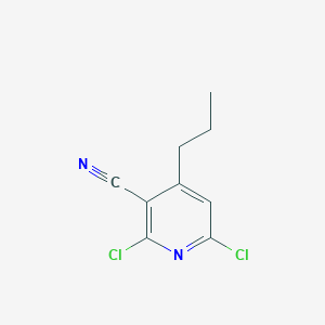 molecular formula C9H8Cl2N2 B1510772 2,6-Dichloro-4-propylnicotinonitrile CAS No. 52338-17-7