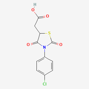 5-Thiazolidineacetic acid, 3-(4-chlorophenyl)-2,4-dioxo-