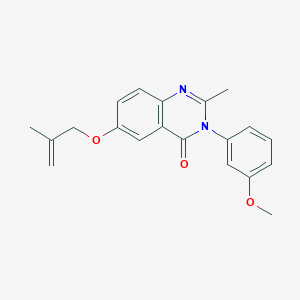 3-(3-methoxyphenyl)-2-methyl-6-[(2-methylprop-2-en-1-yl)oxy]quinazolin-4(3H)-one