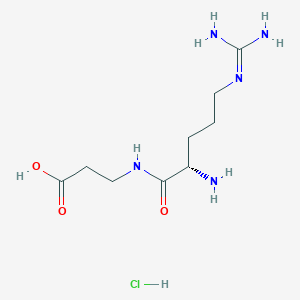 molecular formula C9H20ClN5O3 B1510804 Arg-B-ala hydrochloride CAS No. 98957-79-0