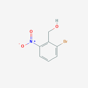 molecular formula C7H6BrNO3 B151082 (2-溴-6-硝基苯基)甲醇 CAS No. 861106-91-4