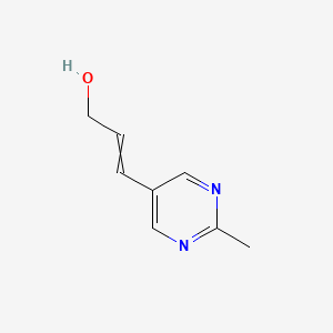 molecular formula C8H10N2O B1510823 3-(2-Methyl-pyrimidin-5-yl)-prop-2-en-1-ol 