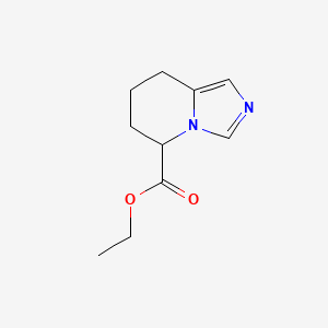 molecular formula C10H14N2O2 B1510827 Ethyl 5,6,7,8-tetrahydroimidazo[1,5-a]pyridine-5-carboxylate CAS No. 873785-71-8