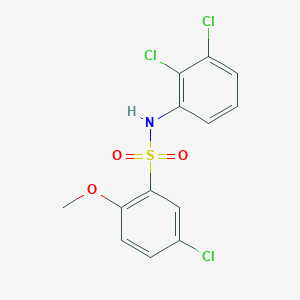 (2,3-Dichlorophenyl)[(5-chloro-2-methoxyphenyl)sulfonyl]amine