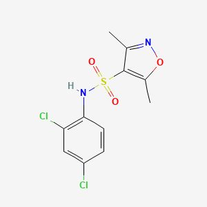 N-(2,4-dichlorophenyl)-3,5-dimethyl-1,2-oxazole-4-sulfonamide