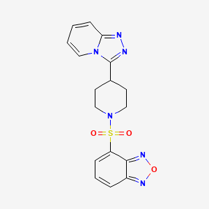 4-{[4-([1,2,4]Triazolo[4,3-a]pyridin-3-yl)piperidin-1-yl]sulfonyl}-2,1,3-benzoxadiazole