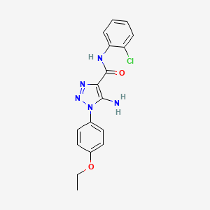 5-amino-N-(2-chlorophenyl)-1-(4-ethoxyphenyl)-1H-1,2,3-triazole-4-carboxamide