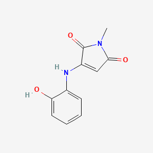 3-[(2-hydroxyphenyl)amino]-1-methyl-1H-pyrrole-2,5-dione