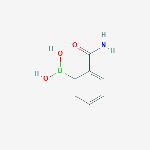molecular formula C7H8BNO3 B151090 2-Aminocarbonylphenylboronic acid CAS No. 380430-54-6
