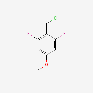 molecular formula C8H7ClF2O B1510907 2-(Chloromethyl)-1,3-difluoro-5-methoxybenzene 