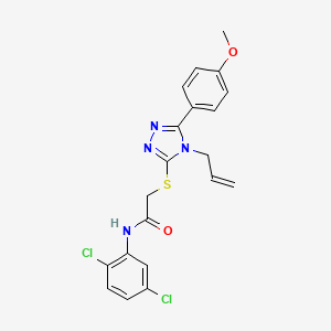 N-(2,5-dichlorophenyl)-2-{[5-(4-methoxyphenyl)-4-(prop-2-en-1-yl)-4H-1,2,4-triazol-3-yl]sulfanyl}acetamide