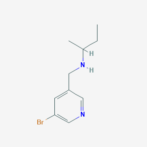 N-((5-bromopyridin-3-yl)methyl)butan-2-amine