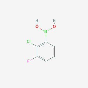 molecular formula C6H5BClFO2 B151092 2-氯-3-氟苯硼酸 CAS No. 871329-52-1