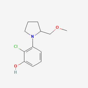 2-chloro-3-[2-(methoxymethyl)-1-pyrrolidinyl]Phenol