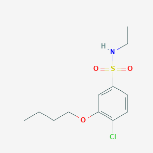 [(3-Butoxy-4-chlorophenyl)sulfonyl]ethylamine