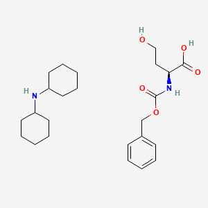 molecular formula C24H38N2O5 B1510931 N-Cyclohexylcyclohexanamine;(2S)-4-hydroxy-2-(phenylmethoxycarbonylamino)butanoic acid 
