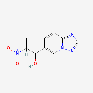 molecular formula C9H10N4O3 B1510937 1-([1,2,4]Triazolo[1,5-a]pyridin-6-yl)-2-nitropropan-1-ol CAS No. 1043907-94-3