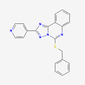 5-(Benzylsulfanyl)-2-(pyridin-4-yl)[1,2,4]triazolo[1,5-c]quinazoline