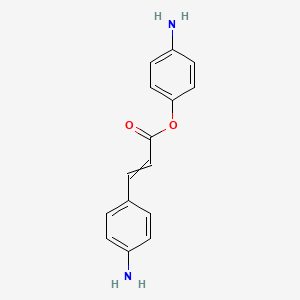 molecular formula C15H14N2O2 B1510963 3-(4-Amino-phenyl)-acrylic acid 4-amino-phenyl ester 