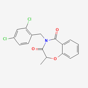 4-(2,4-dichlorobenzyl)-2-methyl-1,4-benzoxazepine-3,5(2H,4H)-dione