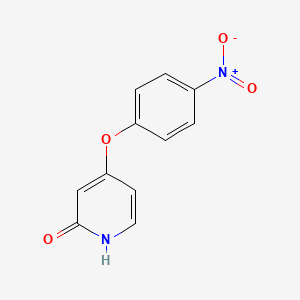 molecular formula C11H8N2O4 B1510968 4-(4-Nitrophenoxy)pyridin-2(1H)-one CAS No. 630125-61-0