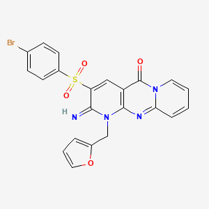 molecular formula C22H15BrN4O4S B15109684 C22H15BrN4O4S 