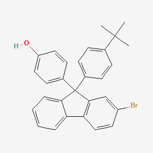 4-[2-bromo-9-[4-(1,1-dimethylethyl)phenyl]-9H-fluoren-9-yl]-Phenol