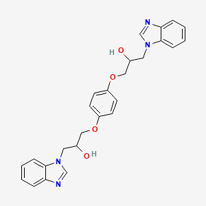 1-Benzimidazolyl-3-[4-(3-benzimidazolyl-2-hydroxypropoxy)phenoxy]propan-2-ol