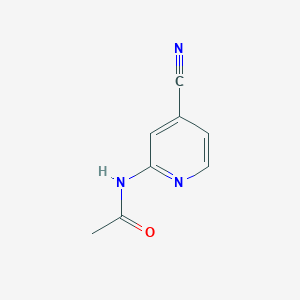 N-(4-cyanopyridin-2-yl)acetamide