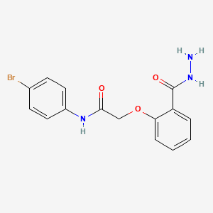 N-(4-bromophenyl)-2-[2-(hydrazinecarbonyl)phenoxy]acetamide