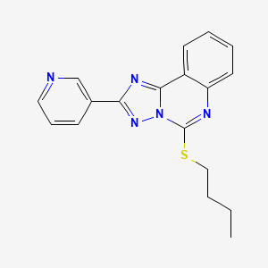 5-(Butylsulfanyl)-2-(pyridin-3-yl)[1,2,4]triazolo[1,5-c]quinazoline