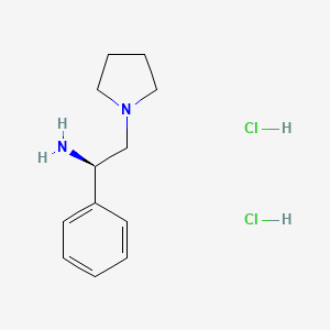 molecular formula C12H20Cl2N2 B1510995 (R)-a-Phenyl-1-pyrrolidineethanamine dihydrochloride 