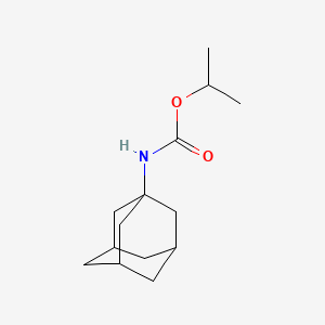 molecular formula C14H23NO2 B15110049 N-adamantanyl(methylethoxy)carboxamide 