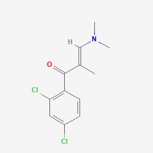 molecular formula C12H13Cl2NO B1511010 1-(2,4-Dichlorophenyl)-3-(dimethylamino)-2-methylprop-2-en-1-one CAS No. 300709-89-1