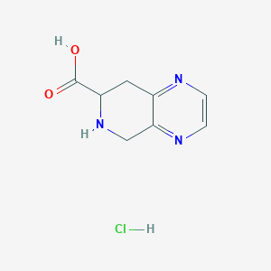 5,6,7,8-Tetrahydropyrido[3,4-b]pyrazine-7-carboxylic acid hydrochloride