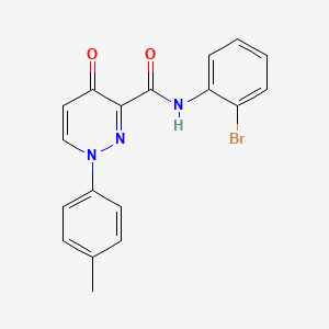 N-(2-bromophenyl)-1-(4-methylphenyl)-4-oxo-1,4-dihydropyridazine-3-carboxamide