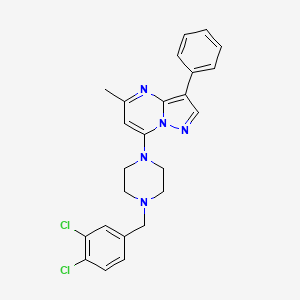 7-[4-(3,4-Dichlorobenzyl)piperazin-1-yl]-5-methyl-3-phenylpyrazolo[1,5-a]pyrimidine