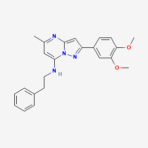 2-(3,4-dimethoxyphenyl)-5-methyl-N-phenethylpyrazolo[1,5-a]pyrimidin-7-amine