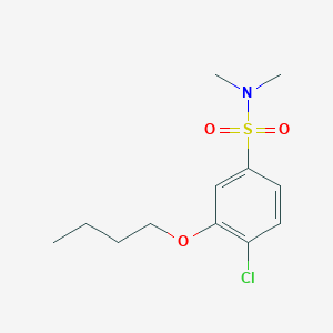 [(3-Butoxy-4-chlorophenyl)sulfonyl]dimethylamine