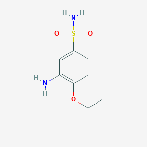 molecular formula C9H14N2O3S B1511047 3-Amino-4-isopropoxy-benzenesulfonamide 