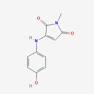 3-(4-hydroxyphenylamino)-1-methyl-1H-pyrrole-2,5-dione