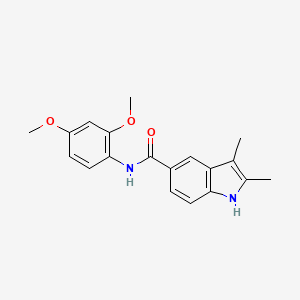 N-(2,4-dimethoxyphenyl)-2,3-dimethyl-1H-indole-5-carboxamide