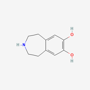 molecular formula C10H13NO2 B15110538 2,3,4,5-Tetrahydro-1H-benzo[d]azepine-7,8-diol 